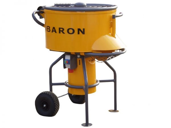 Resin driveway. Forced action mixer (200 litres)