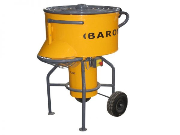 Resin driveway. Forced action mixer (200 litres)